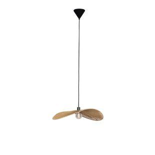 Eglo Hanglamp Siruela Zwart Natuur ⌀40cm E27
