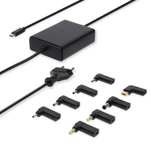 Nedis Notebook-adapter - Usb-c Naar 8x Dc-voedingsadapters - 1,5m- Zwart