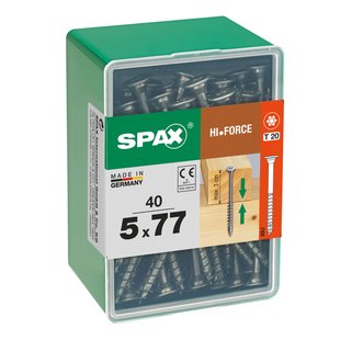 Spax Universele Schroef T-star Wirox Verzonken Kop - 5x77mm - 40 Stuks