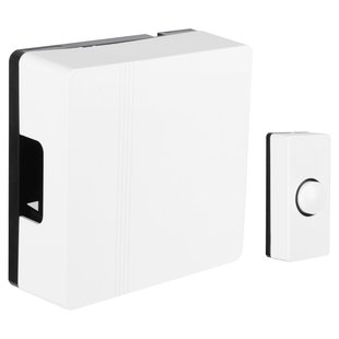 Exin Gong Beldrukkerset Bedraad 9m Wit