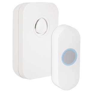 Exin Gong - Batterij - Met Beldrukker - Wit