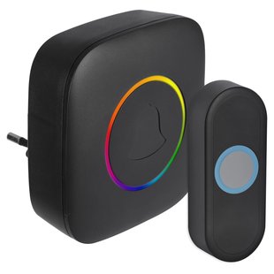 Exin Gong - Plugin - Beldrukker - Rgb Licht - Zwart