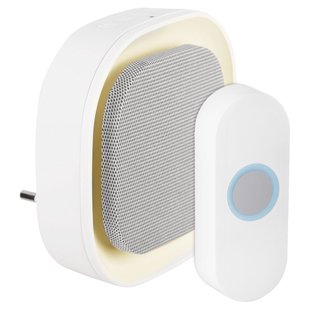 Exin Gong - Nachtlamp - Beldrukker - Plugin - Wit