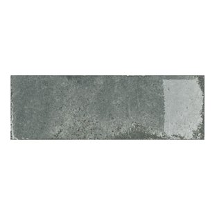 Alma Wandtegel - Gris - Glanzend - 10x30 Cm - 1,14 M²
