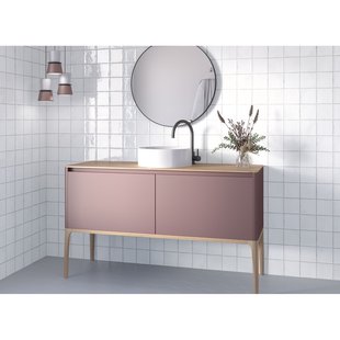 Zellige Wandtegel - Wit - Glanzend - 12x12 Cm - 0,55 M²