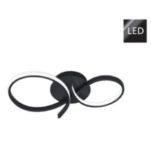 Eglo Plafondlamp Serpins Zwart 12w