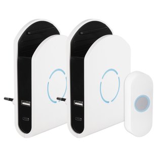 Exin Gong Set - Plugin - Usb A/c - Lader - Beldrukker - Wit