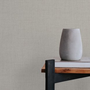 Decomode Vliesbehang Mat Textiel - Zacht Zand - 10,05 M X 52 Cm