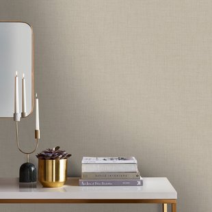 Decomode Vliesbehang Mat Textiel - Warm Zand - 10,05m X 52cm