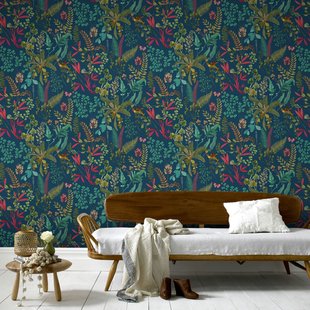 Vliesbehang Vyani - Multicolor - 10,05 M X 52 Cm