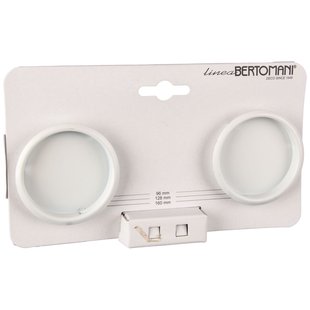 Bertomani Meubelknop - Aluminium - Mat Wit - 62mm - Set Van 2