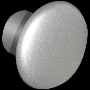 Bertomani Meubelknop - Pvc - Zilverkleurig - 32mm - Set Van 2