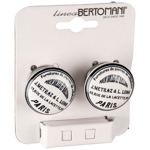 Bertomani Meubelknop Parijs - Keramiek - 36mm - Set Van 2