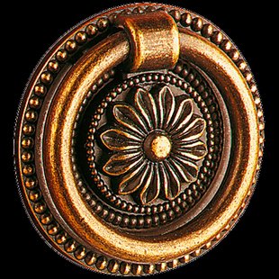 Bertomani Meubelknop - Zamak Verbronsd - Diam. 40mm - 2 Stuks