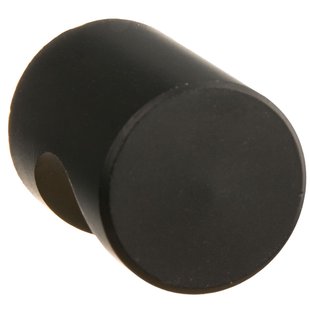 Bertomani Meubelknop - Metaallegering - Zwart - 18mm - Set Van 2