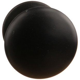 Bertomani Meubelknop - Aluminium - Mat Zwart - 25mm - Set Van 2