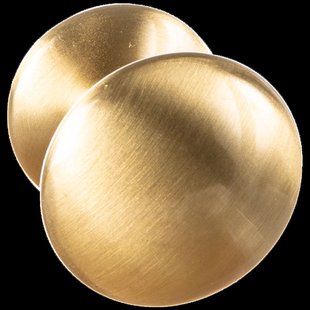 Bertomani Meubelknop 824 - Aluminium Mat Vermessingd - 25mm - Set Van 2