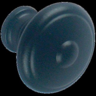Bertomani Meubelknop - Zamak - Zwart Ijzer - 30mm - Set Van 2