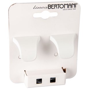 Bertomani Meubelknop - Zamak - Mat Wit - 16mm - Set Van 2