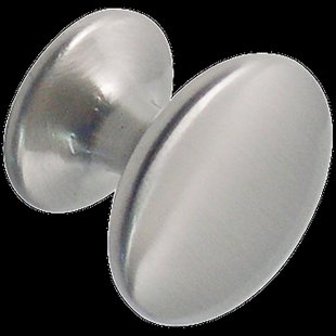 Bertomani Meubelknop - Aluminium Vernikkeld - 30mm - Set Van 2