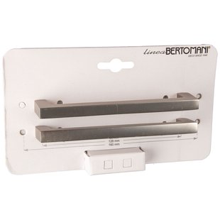 Bertomani Meubelgreep 1147 - Aluminium Vernikkeld - 128mm - 2 Stuks