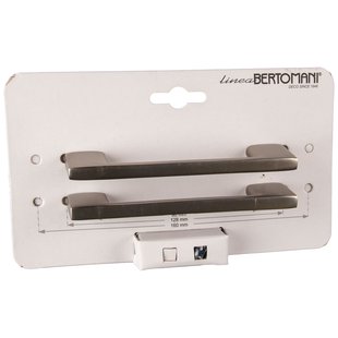 Bertomani Meubelgreep - Zamak Vernikkeld - 96mm - 2 Stuks