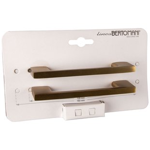 Bertomani Meubelgreep - Zamak Mat Messing - 96mm - 2 Stuks