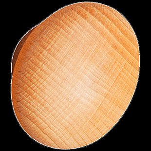 Bertomani Meubelknop - Beukenhout - 45mm - Set Van 2