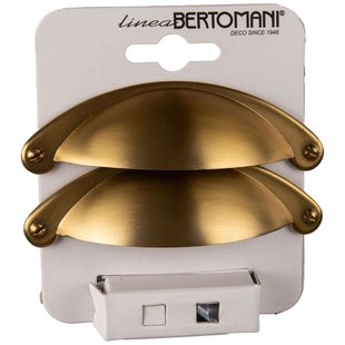 Bertomani Meubelgreep 2097 - Zamak Mat Messing - 64mm - 2 Stuks