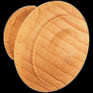 Bertomani Meubelknop - Beukenhout - 30mm - Set Van 2