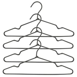 Spaceo Hanger Metaal En Koord Set Van 4 Spaceo Hanger Metaal En Koord Set Van 4 H.20.5 X L.40 X D.1.6 Cm