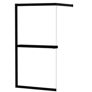 Allibert Lexie Walk In 100x200 Helder/zwart