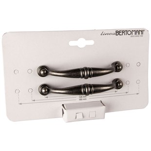 Bertomani Meubelgreep 2022 - Oud Ijzer - 96mm - 2 Stuks