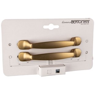 Bertomani Meubelgreep 2031 - Messing Mat - 96mm - 2 Stuks