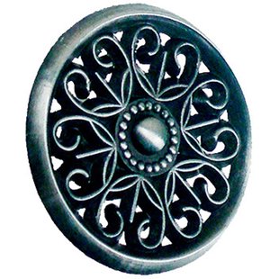 Bertomani Meubelknop Rozet - Zamak - Oud Ijzer Afwerking - 30x28mm - Set Van 2