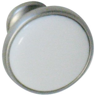 Bertomani Meubelknop - Porselein - Wit - 30mm - Set Van 2