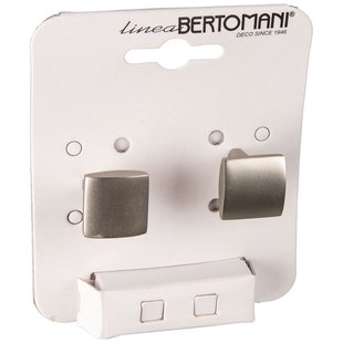 Bertomani Meubelknop - Zamak - Vernikkeld - Gebogen T-knop - 21x21mm - Set Van 2