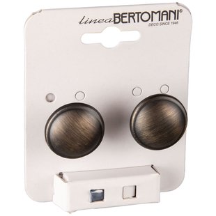 Bertomani Meubelknop - Zamak - Verbronsd - Rond - 30mm - Set Van 2