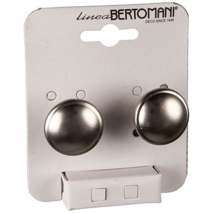 Bertomani Meubelknop - Zamak - Vernikkeld - Rond - 30mm - Set Van 2