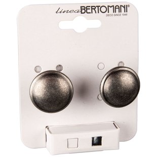 Bertomani Meubelknop - Zamak - Oud Ijzer Afwerking - Rond - 30mm - Set Van 2