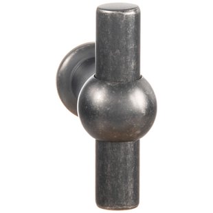 Bertomani Meubelknop - Zamak - Oud Ijzer Afwerking - 45x35mm - Set Van 2