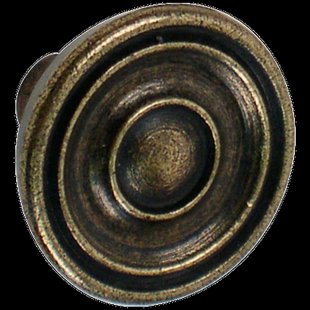 Bertomani Meubelknop - Zamak - Verbronsd - 35mm - Set Van 2