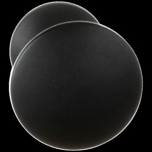 Bertomani Meubelknop - Aluminium - Zwart - 30mm - Set Van 2