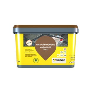 Weber – Voegzand - Hard – Onkruidmijdend – Waterdoorlatend - Naturel - 15 Kg