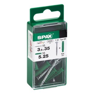 Spax Universele Schroef T-star Wirox Verzonken Kop Torx - 3,5x35mm - 10 Stuks
