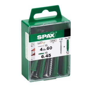 Spax Universele Schroef T-star Wirox Verzonken Kop Torx - 6x45mm - 30 Stuks