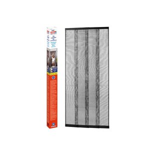 Tesa Lamellenhor Insectstop - 60-95x220cm - Antraciet - Aluminium