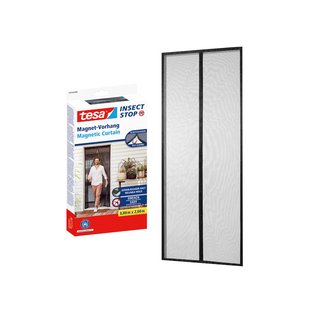Tesa Insect Stop Magnetisch Gordijn - Zwart