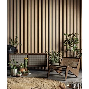 Grosfillex Wandpaneel Linio - Element 3d Effect - Pvc - Ash - 37,5x260cm