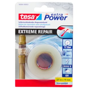 Tesa Tape Extra Power Extreme Repair - Transparant - 2.5m X 38mm